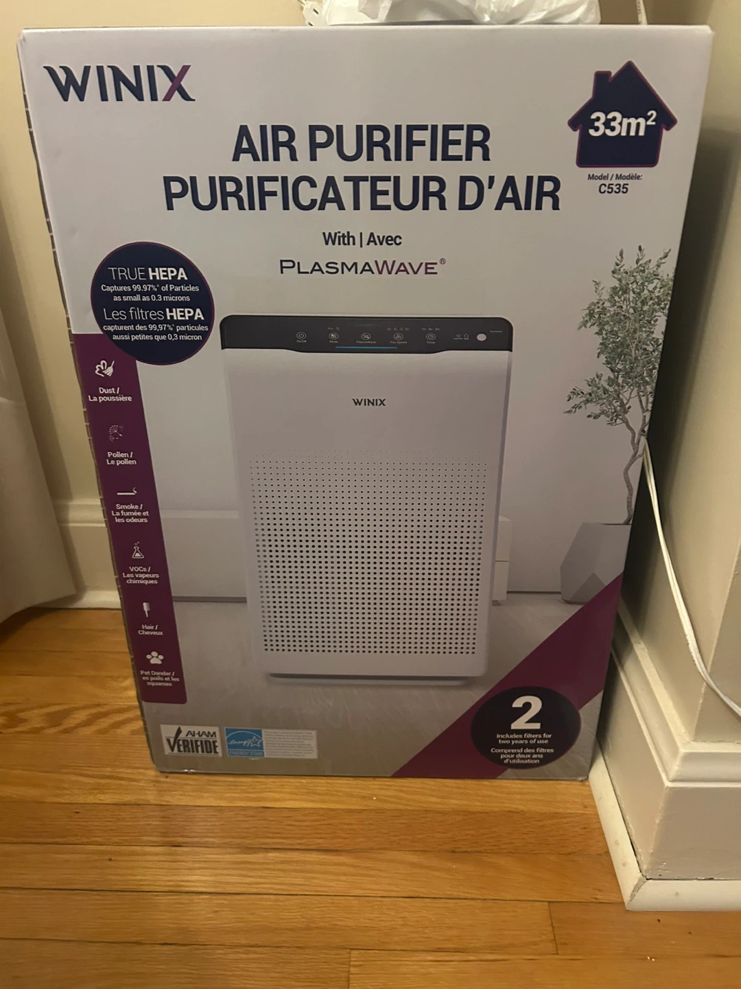 Winix C535 Air Purifier with PlasmaWave