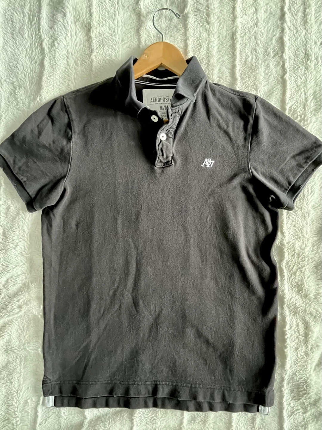 Aeropostale Polo Shirt M/M Black 🏆