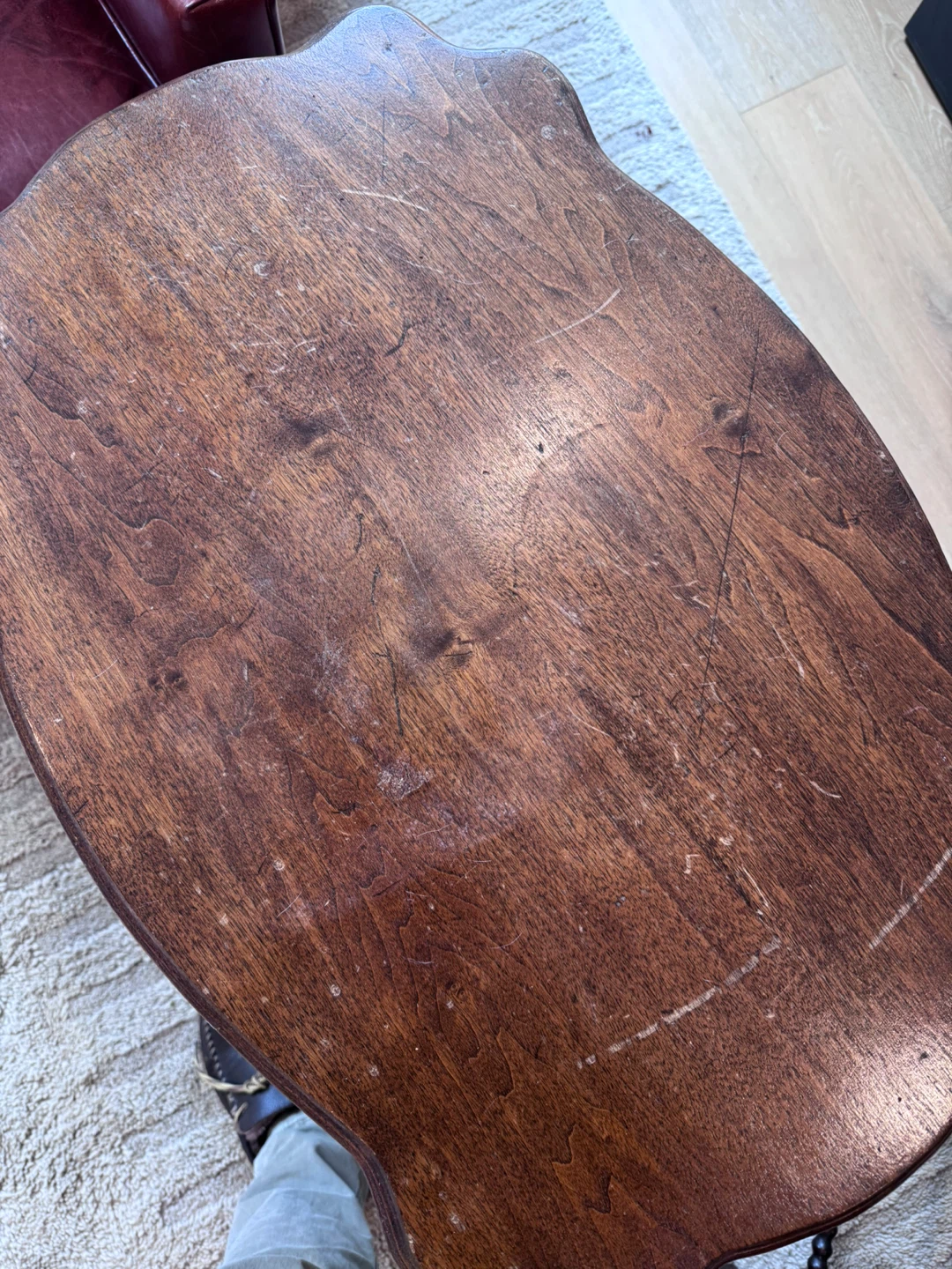 Antique End Table - photo 2
