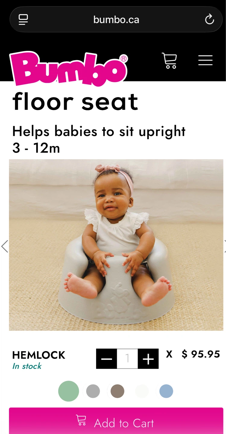 Bumbo Floor Seat with Tray, Lime Green - photo 3