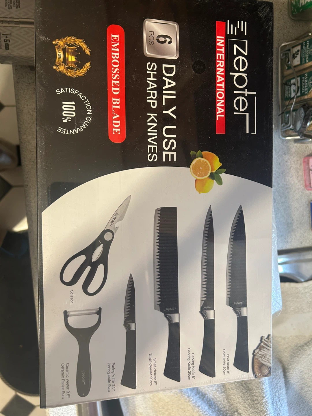Zepter International 6-Piece Daily Use Sharp Knife Set
