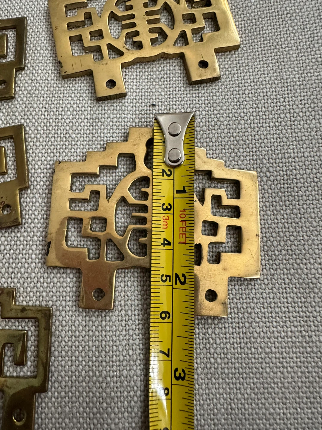 Brass Decorative Hardware Accents Set of 6 - photo 3