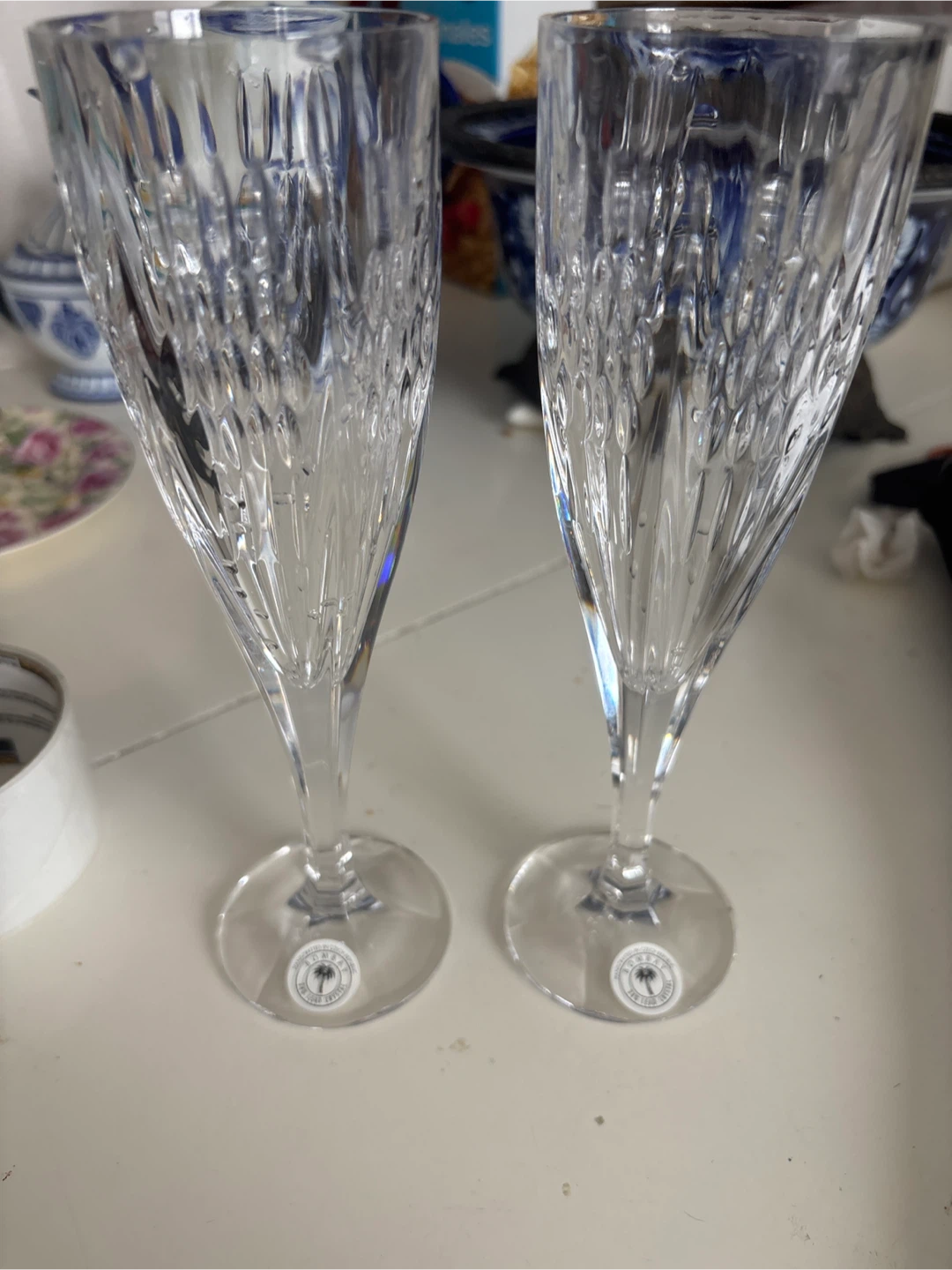 The Bombay Company Crystal Champagne Flutes (Set of 2) - photo 2