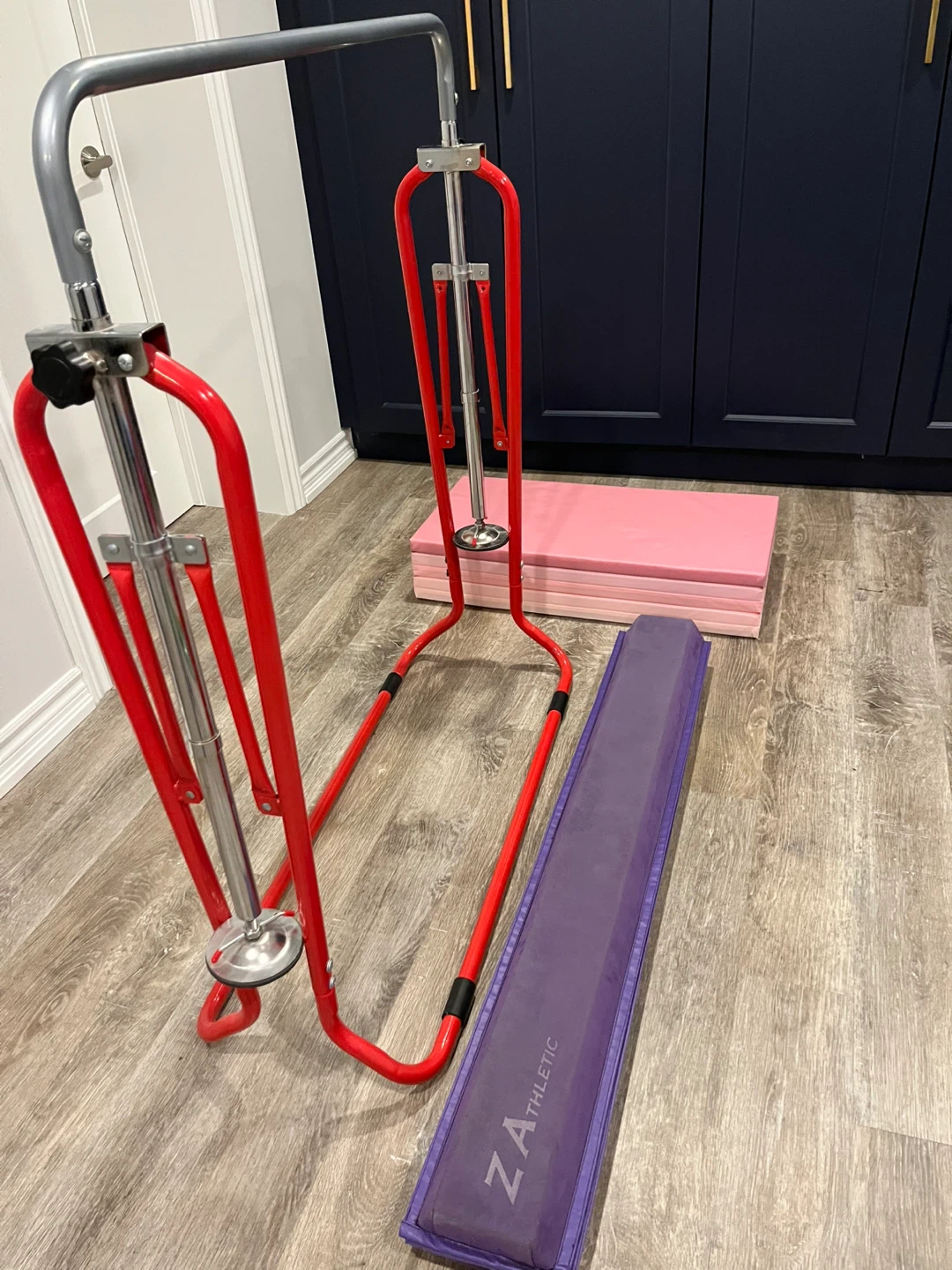 Child Gymnastics Set (bar, beam & mat)