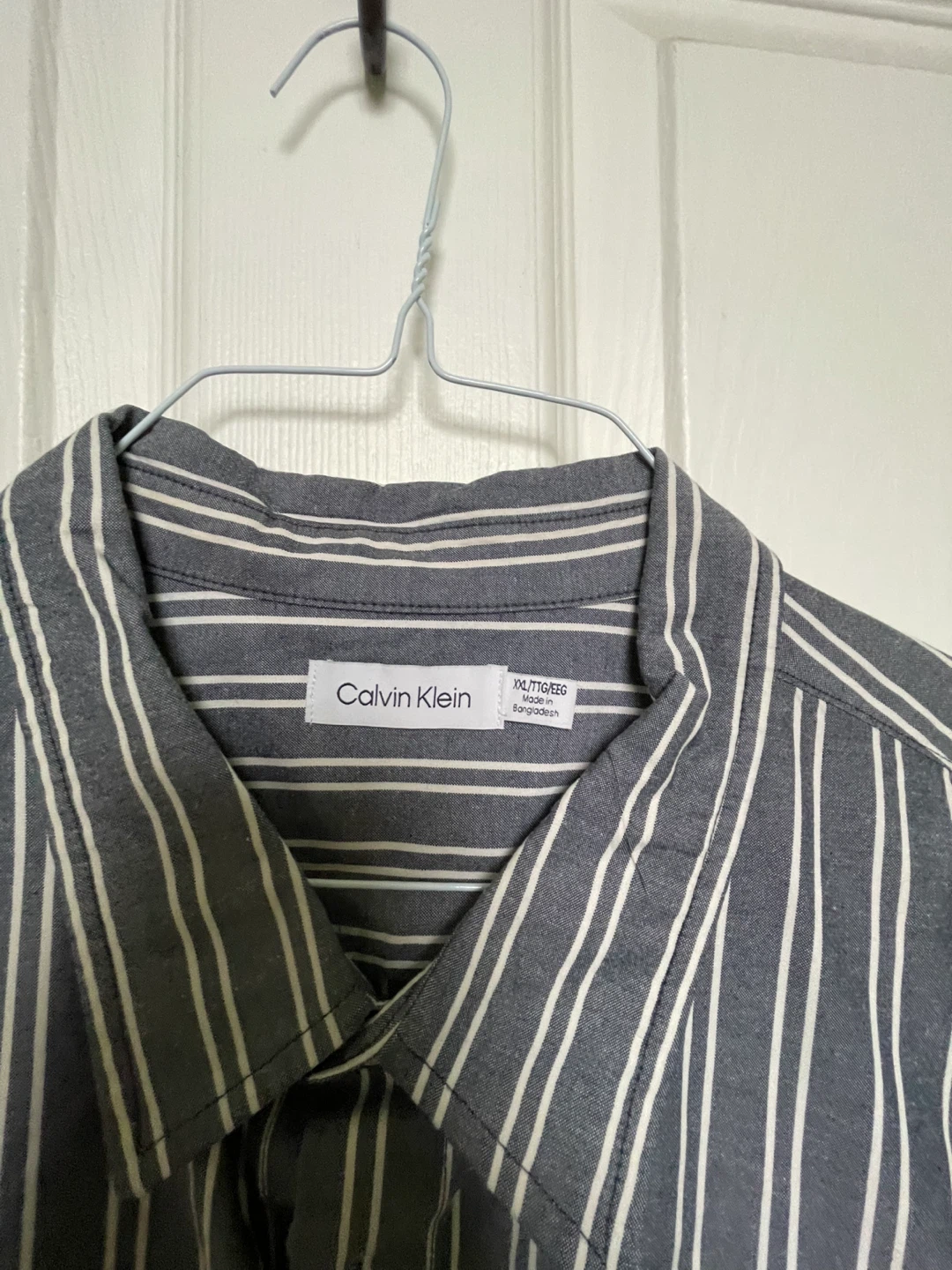 🏆Calvin Klein Striped Button-Up Shirt - XXL - photo 2