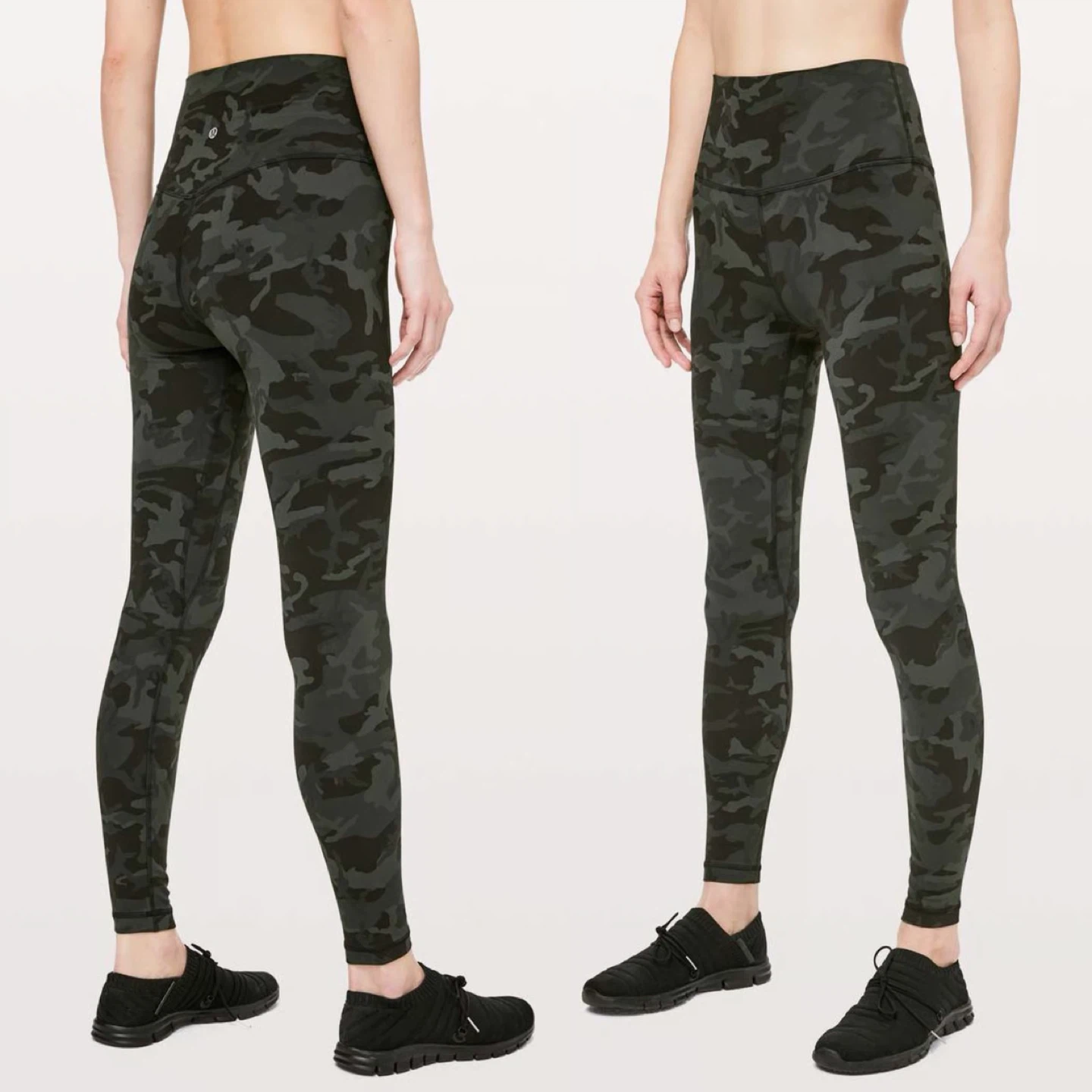 Lululemon Align Leggings, Size 6, Long 31" High Rise, Camo