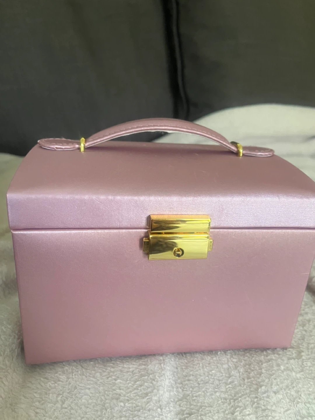 Pink Jewellery Box with Mirror - photo 2