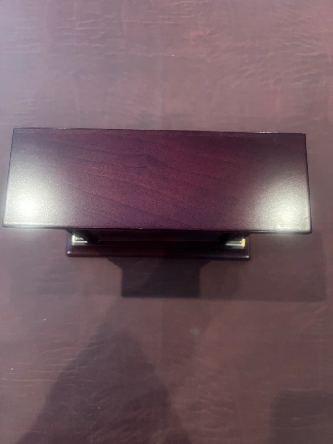 Bombay Wooden Desk Clock - photo 3