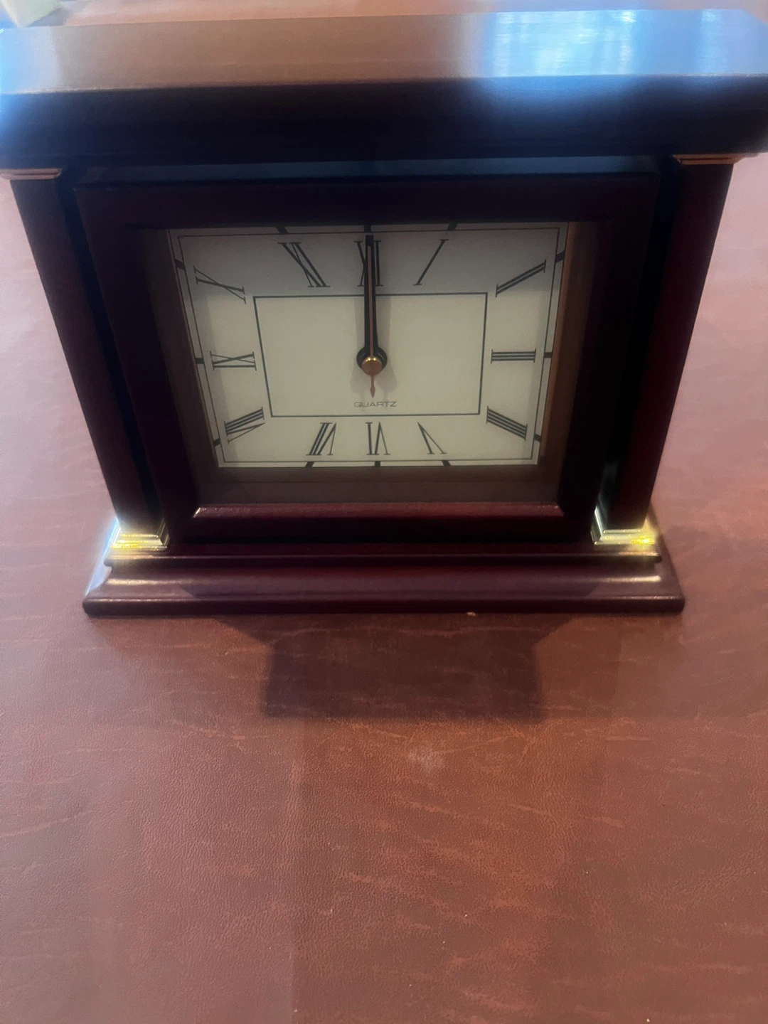 Bombay Wooden Desk Clock - photo 2