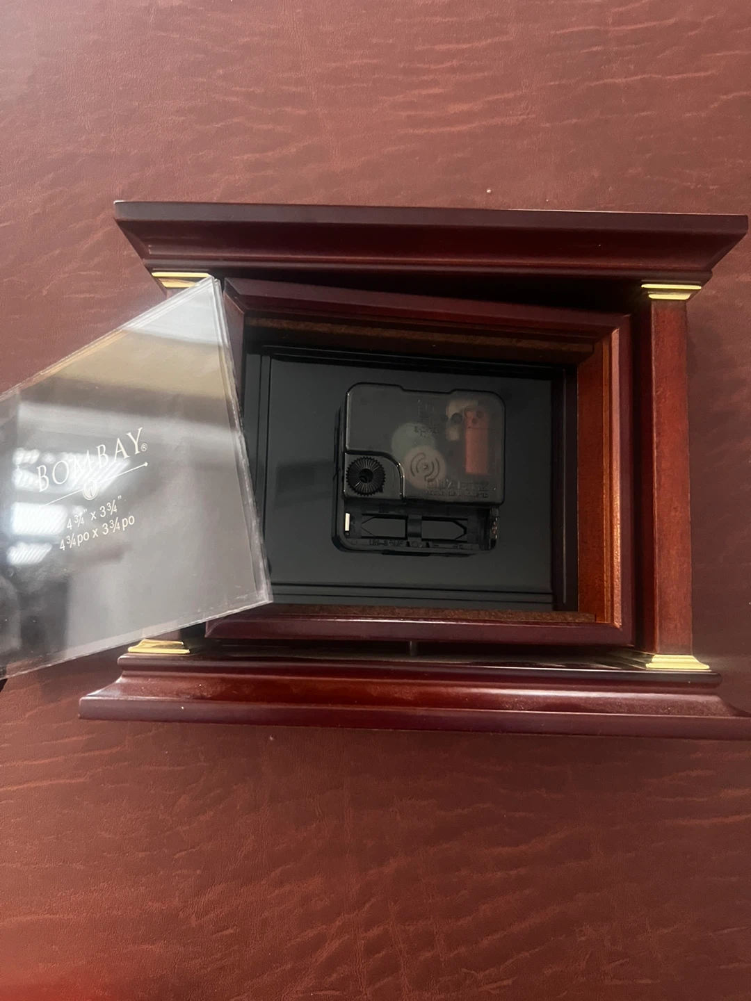 Bombay Wooden Desk Clock - photo 5