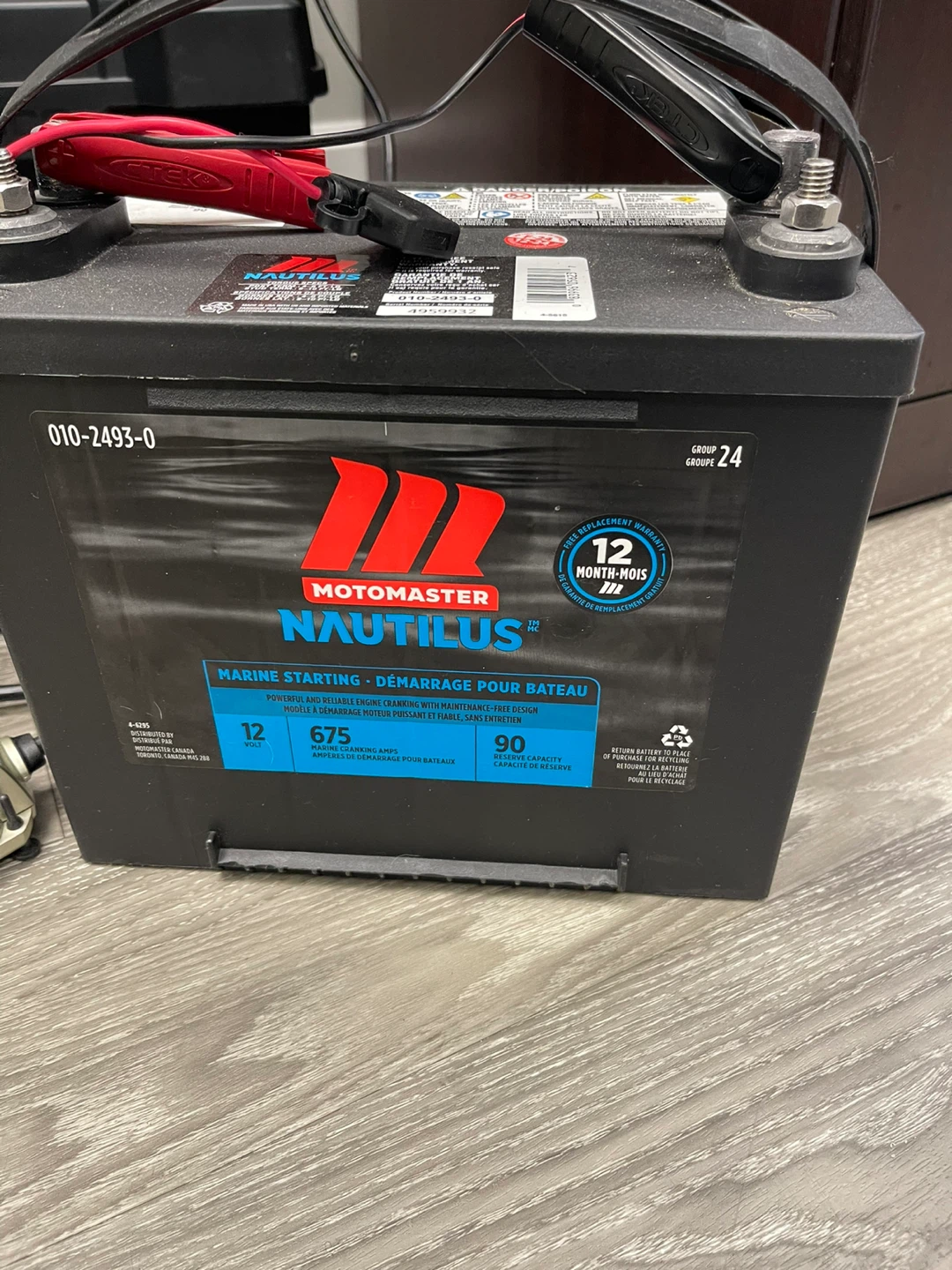 Motomaster Nautilus Marine Battery - photo 2