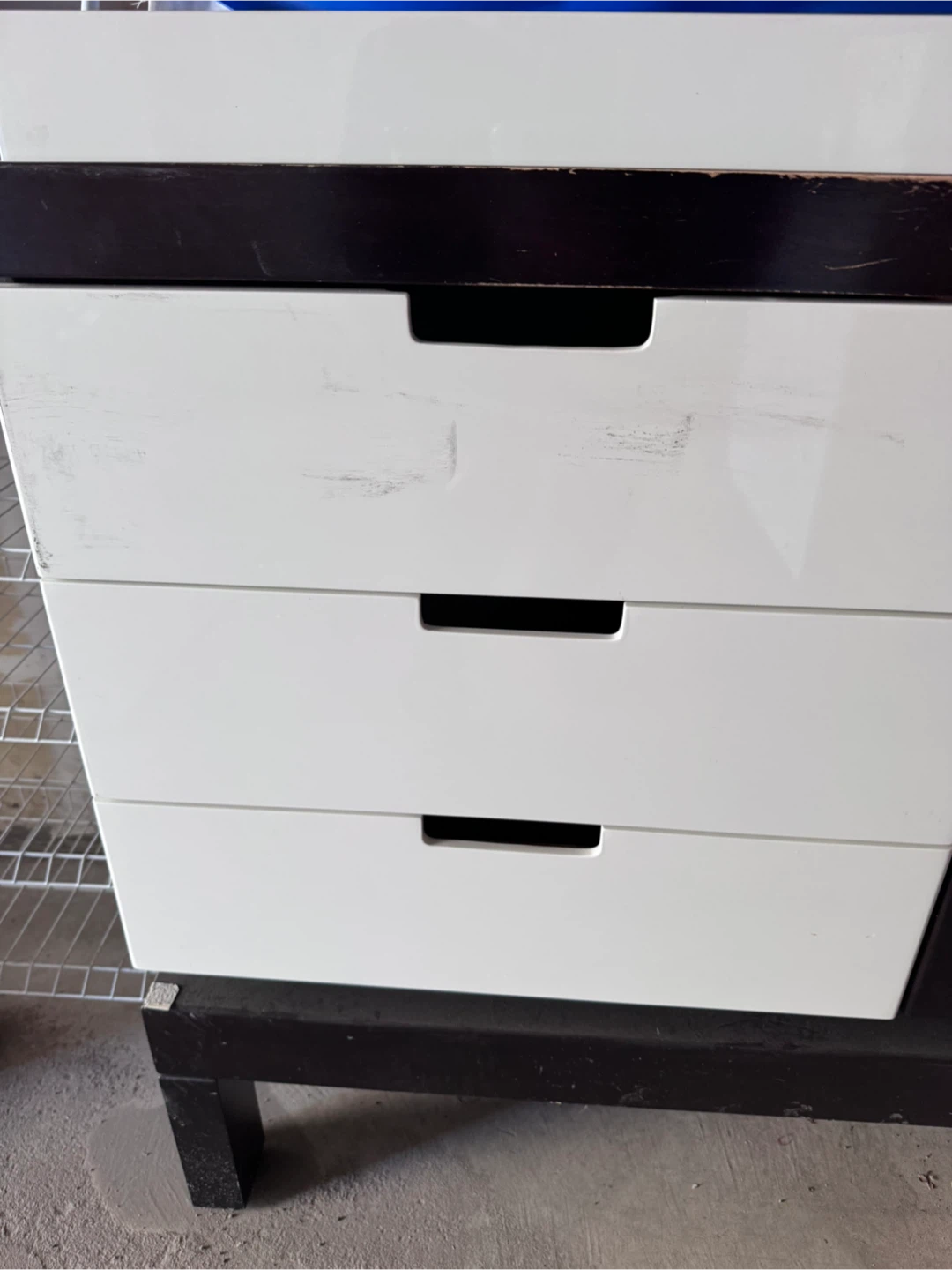 Baby Change Table Dresser Combo – 3 Drawer – Espresso/White - photo 4