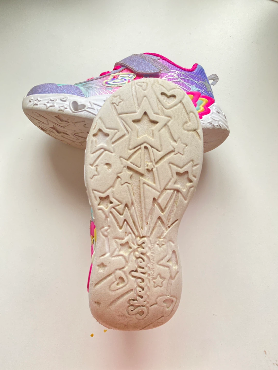 Skechers Light-Up Unicorn Shoes size10 - photo 3