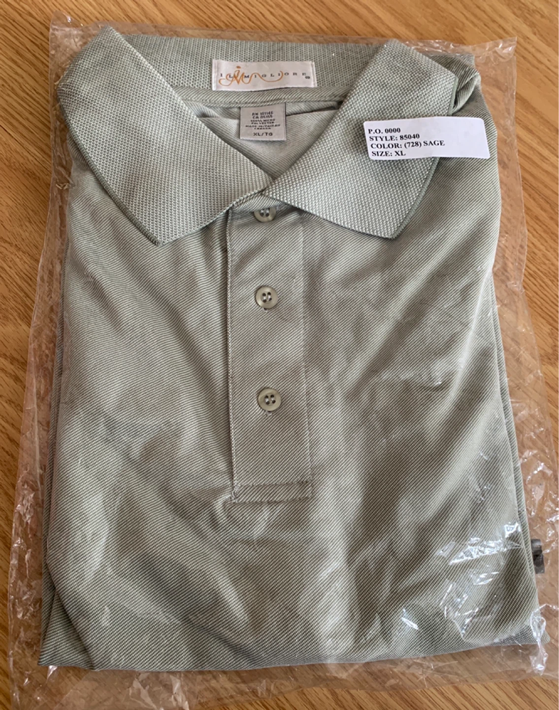 Il Migliore Sage Polo Shirt XL - photo 2
