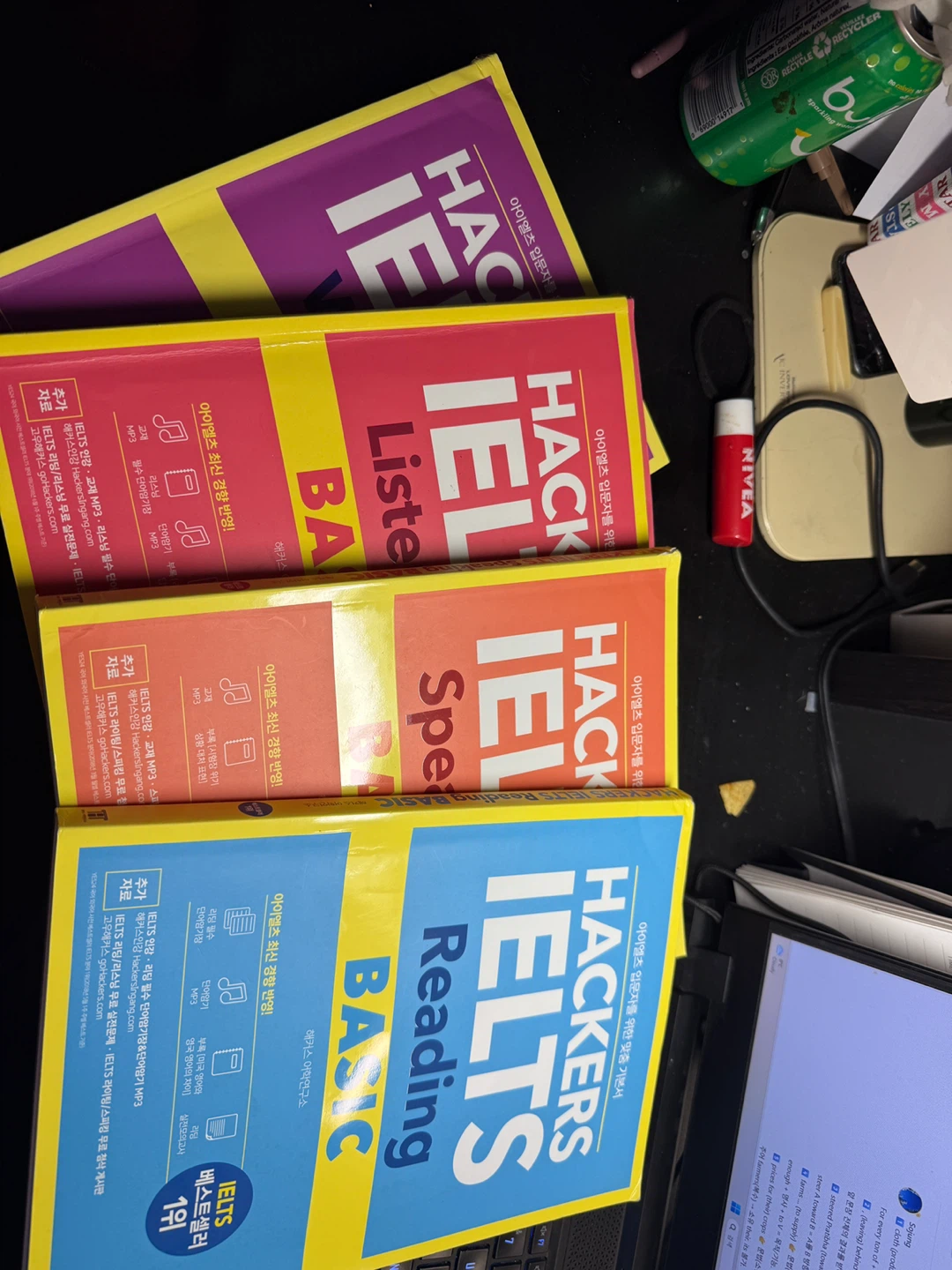 Hackers IELTS Basic Books (Reading, Listening, Speaking)