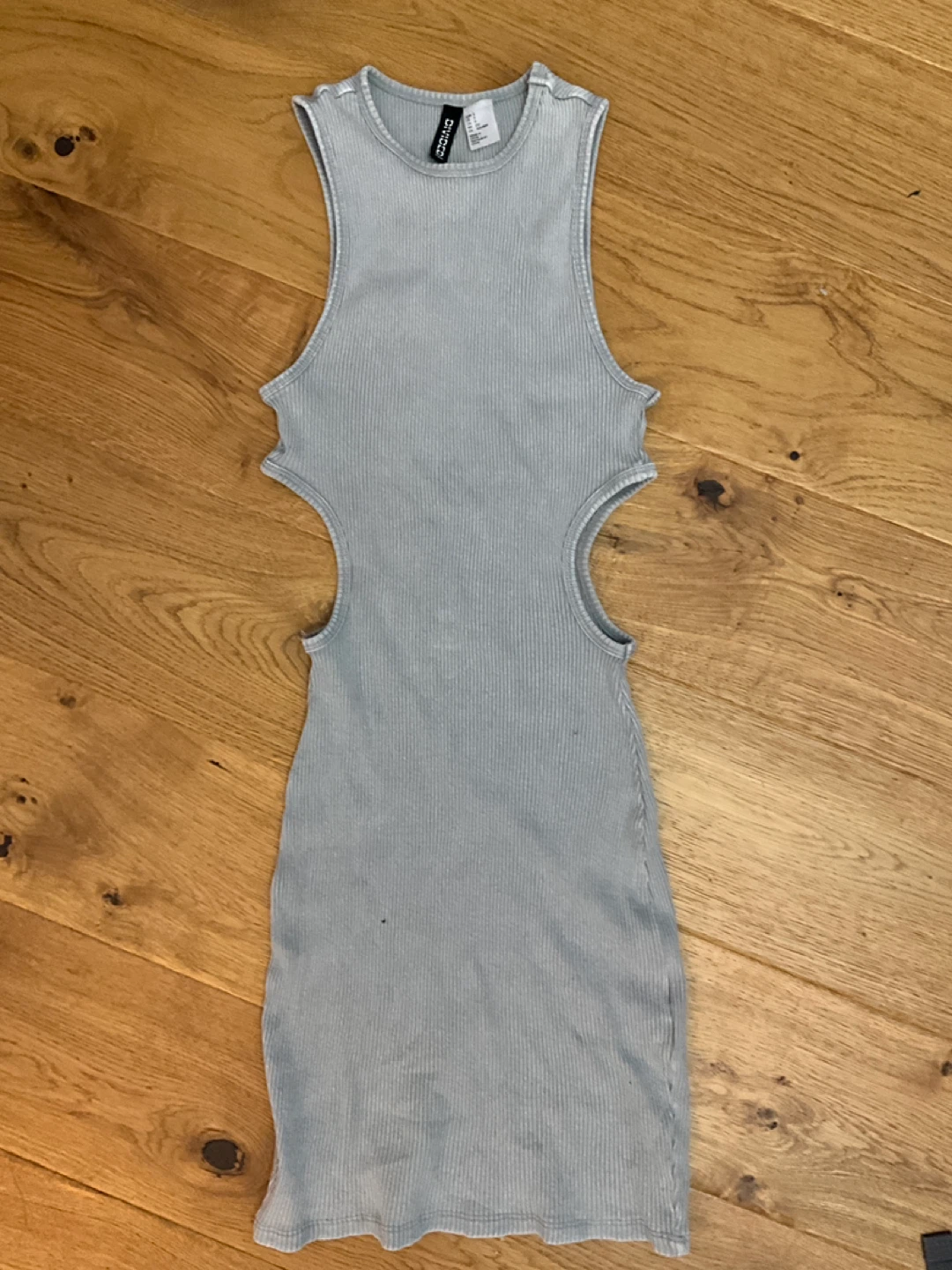 Divided H&M Ribbed Cutout Dress