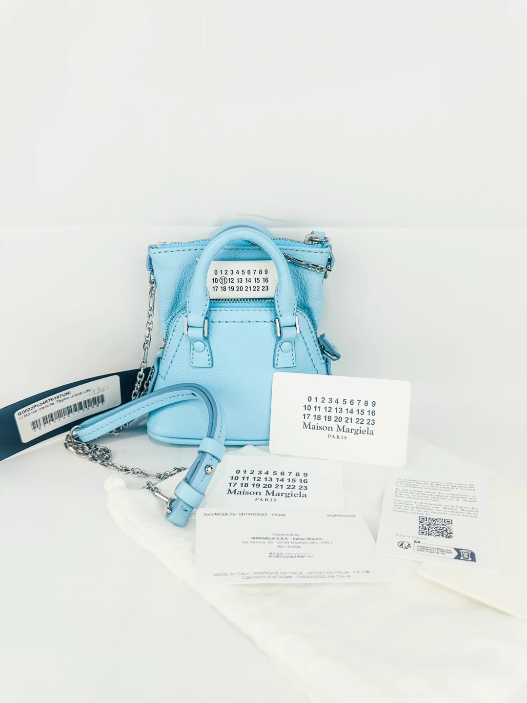 MAISON MARGIELA 5AC Classique Baby leather tote bag
