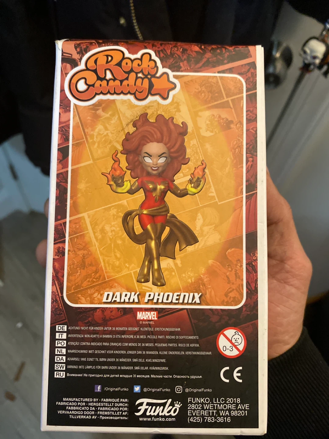 Rock Candy Marvel X-Men Dark Phoenix Vinyl Figure - photo 3