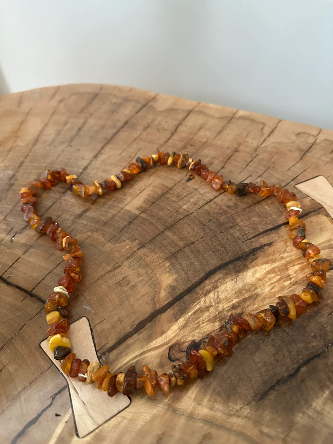 Amber multicolour Necklace 28”long - photo 3