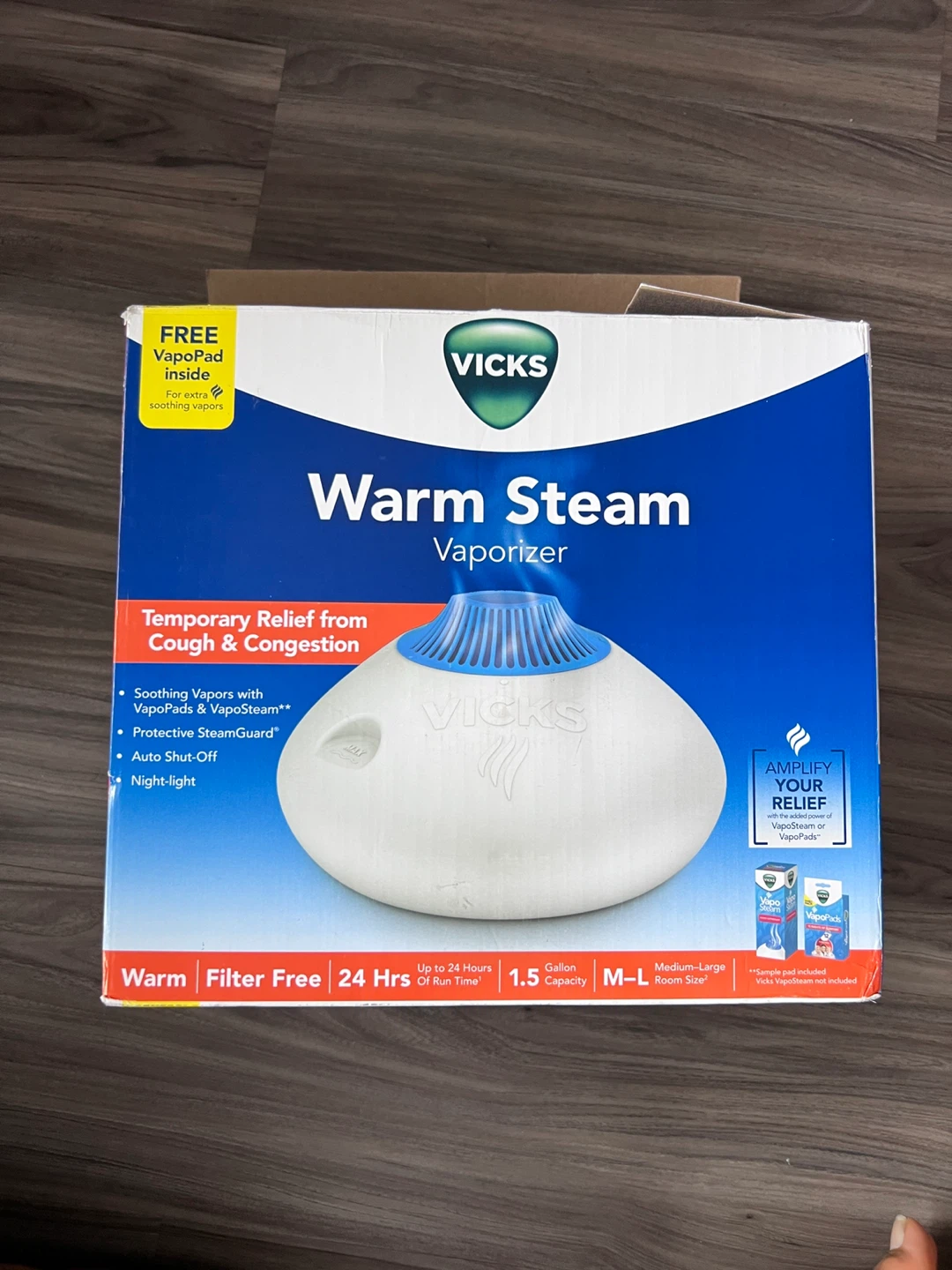 Vicks Warm Steam Vaporizer M-L