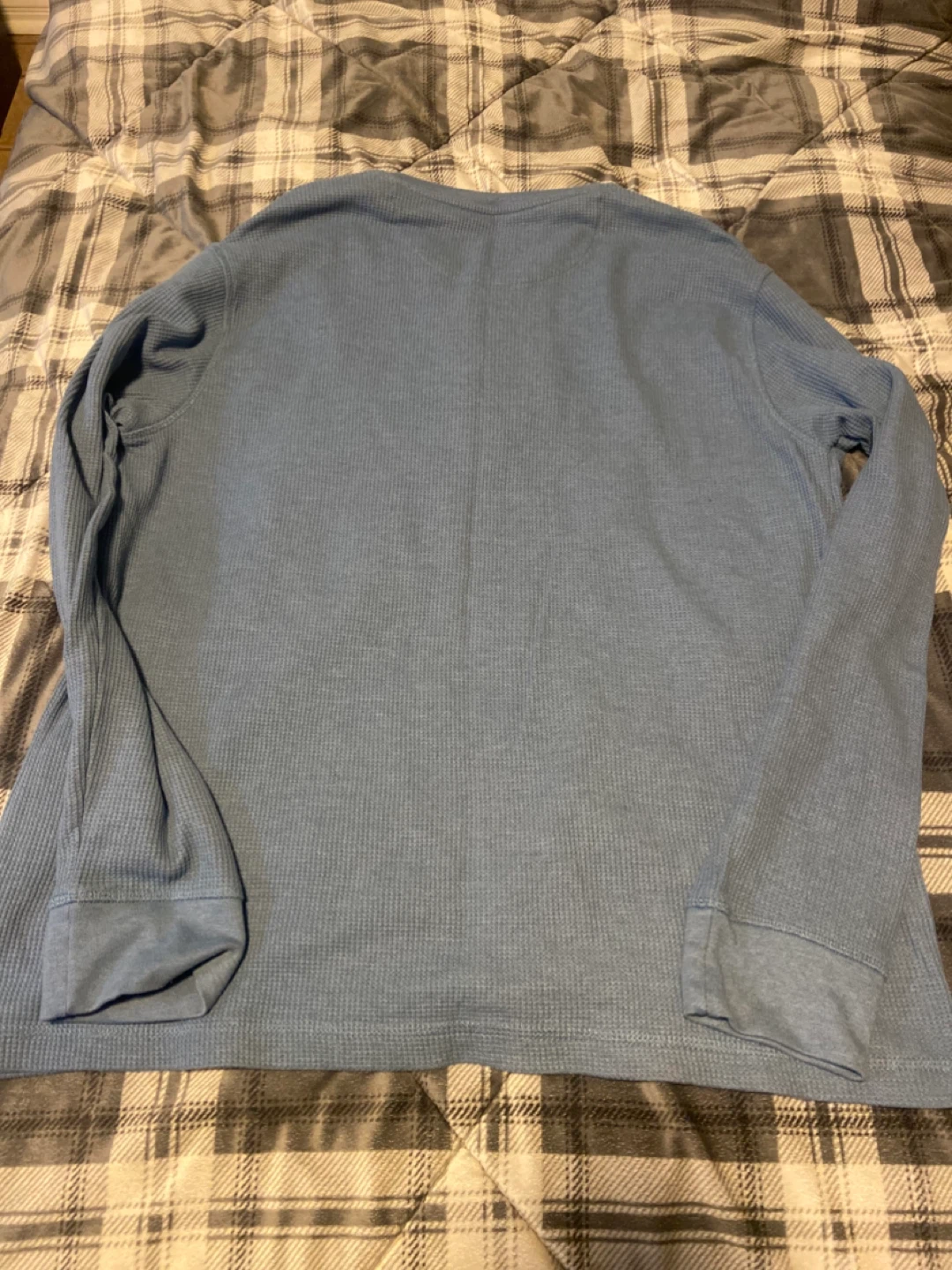 Mens Long Sleeve Knit Shirt Size Large - photo 3