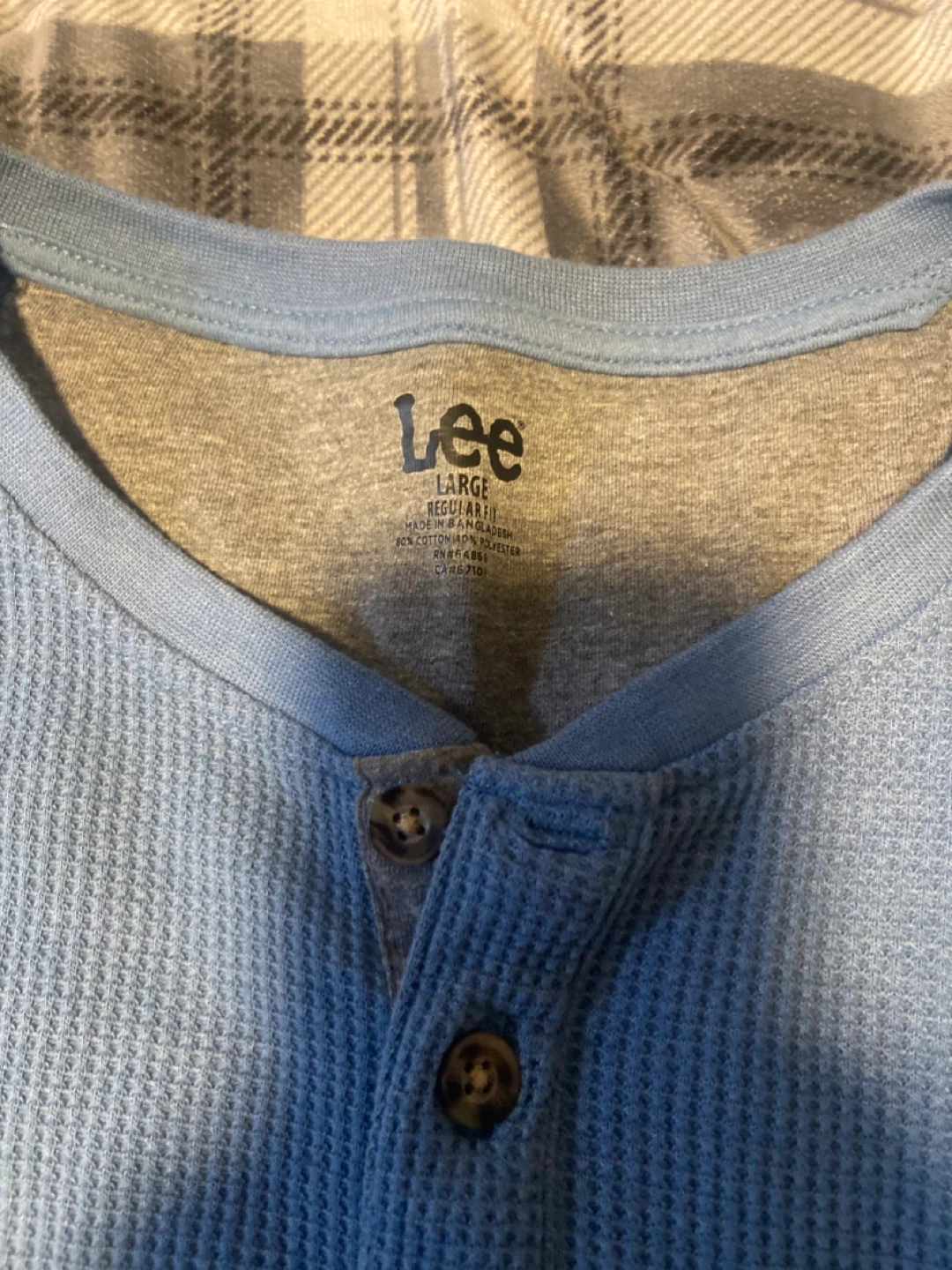 Mens Long Sleeve Knit Shirt Size Large - photo 2