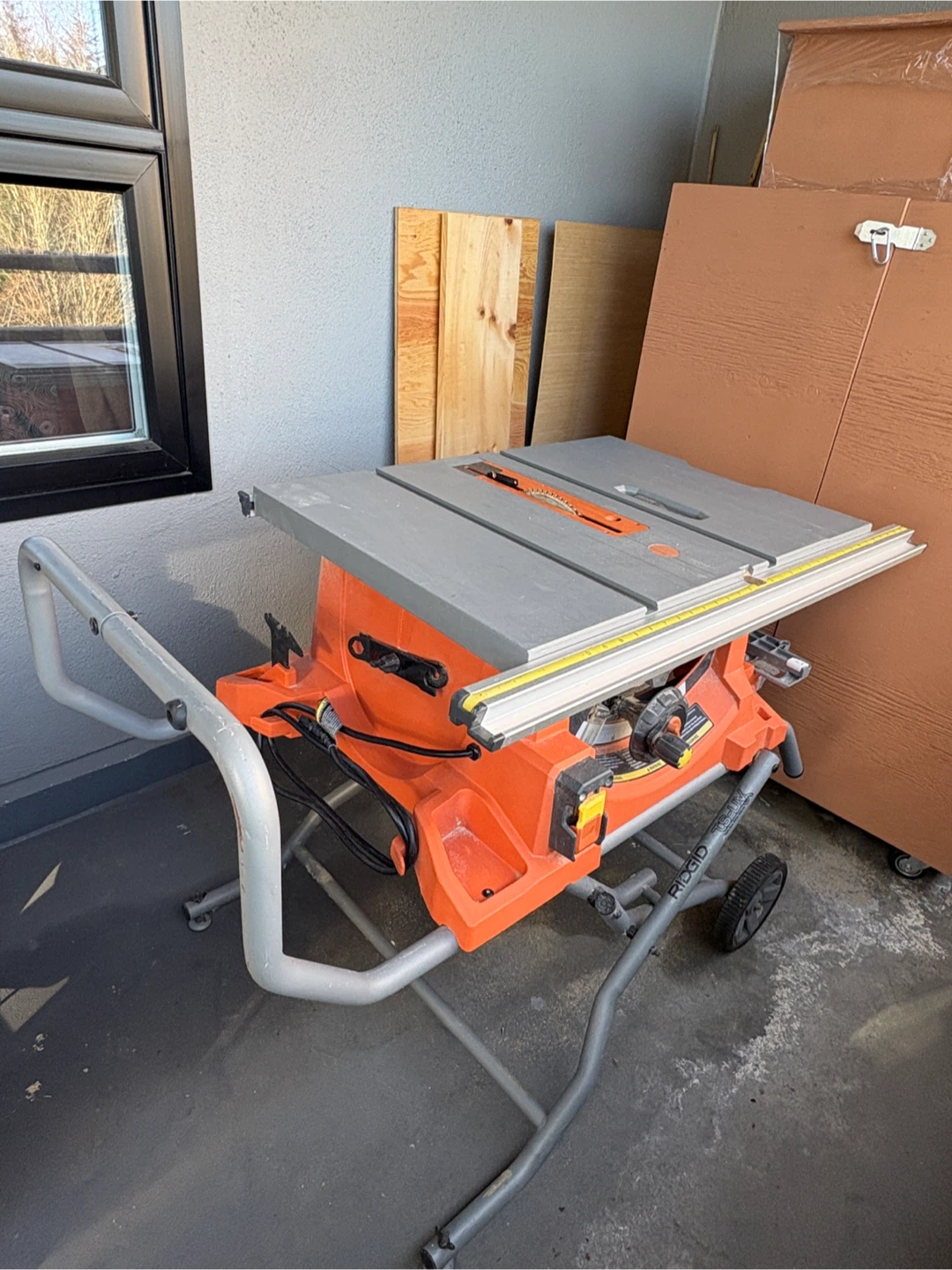RIDGID 15 Amp 10 in. Portable Corded Table Saw with Stand R4514 - photo 3