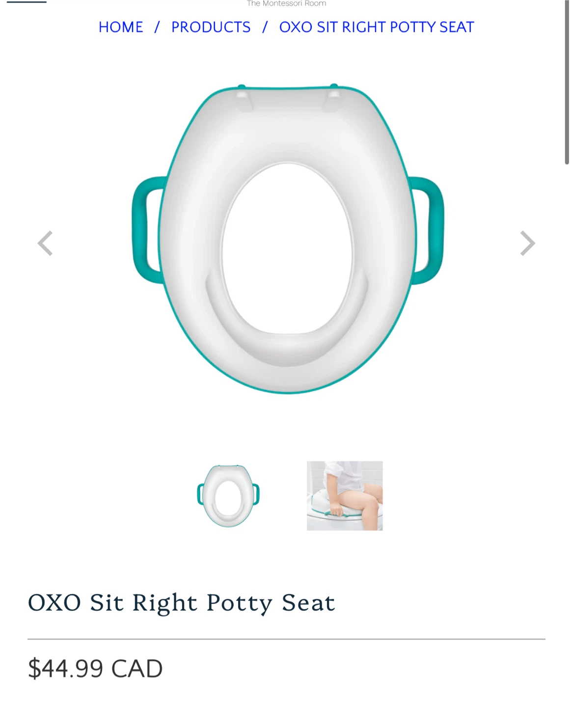 Brand New OXO Tot Potty Training Seat with Handles - photo 3