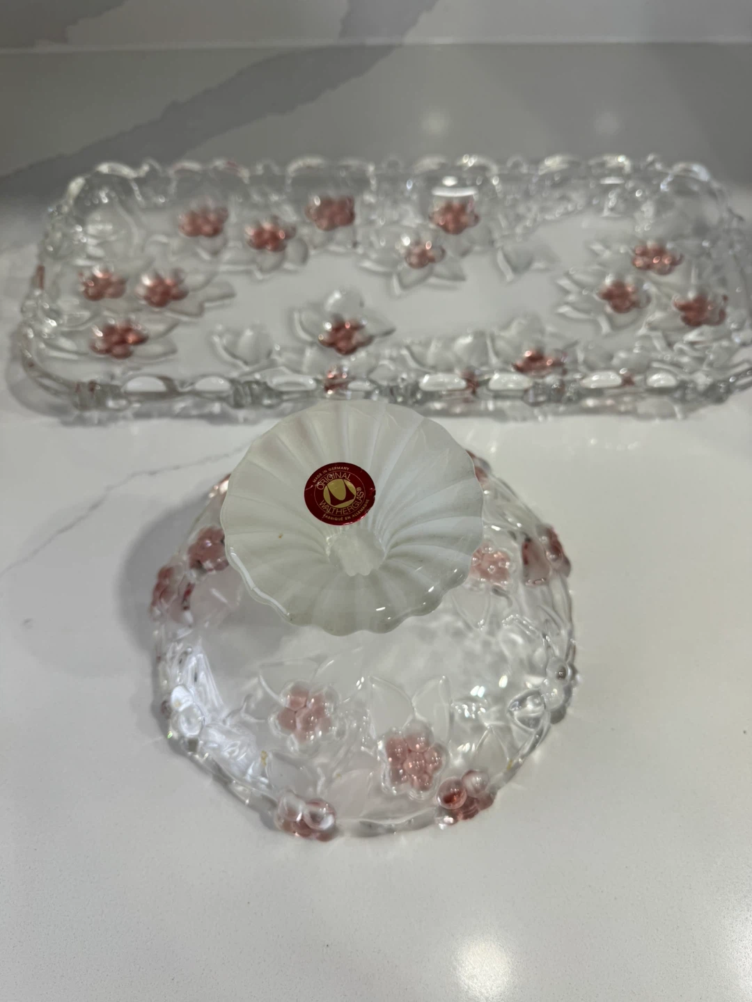 Waltherglas Crystal Bowl & Tray 🏆 - photo 5