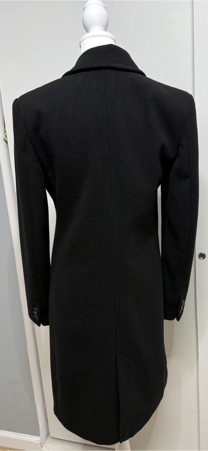 Zara Black Wool Blend Coat - photo 2