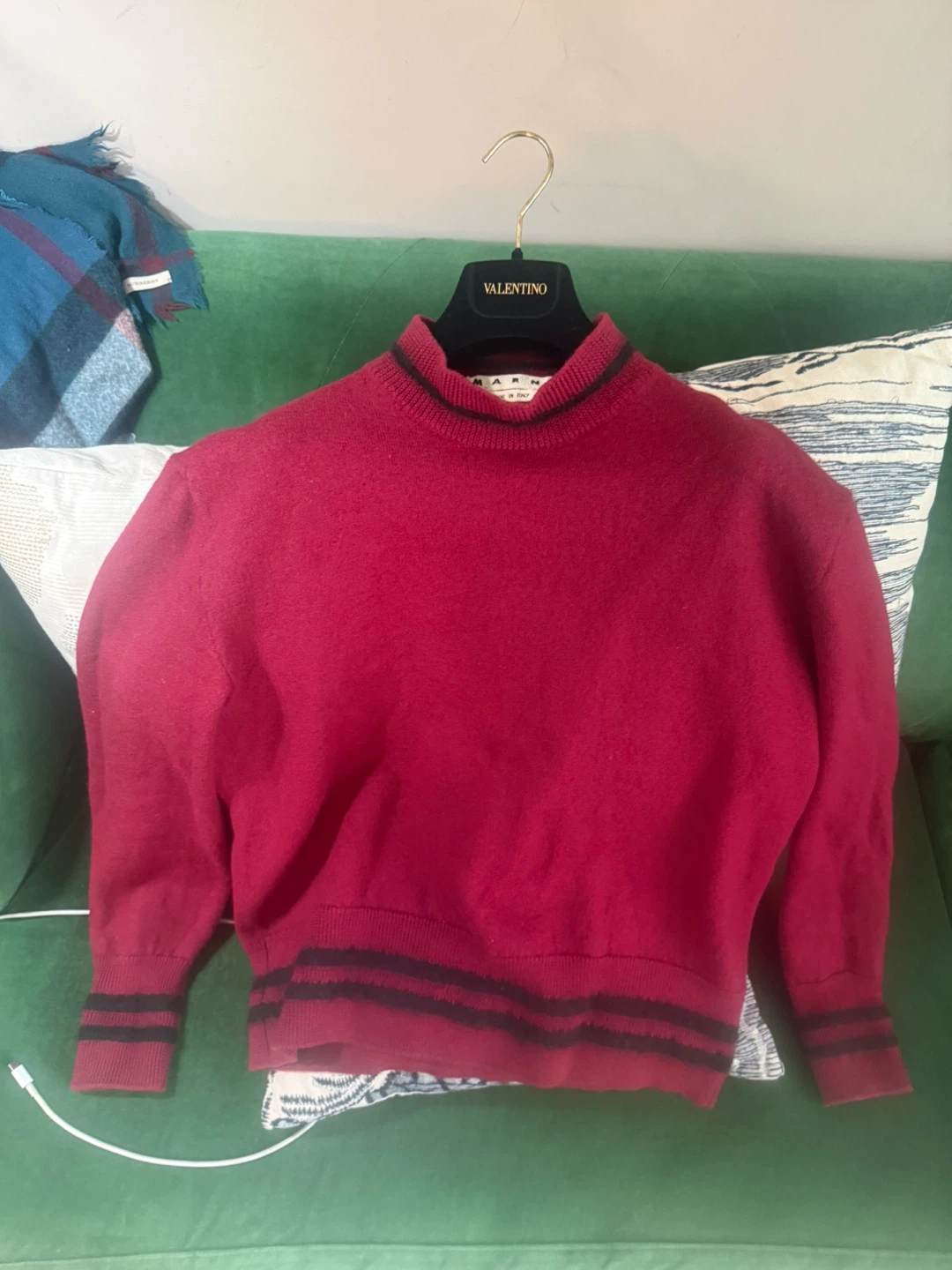 Marni burgundy wool  Sweater