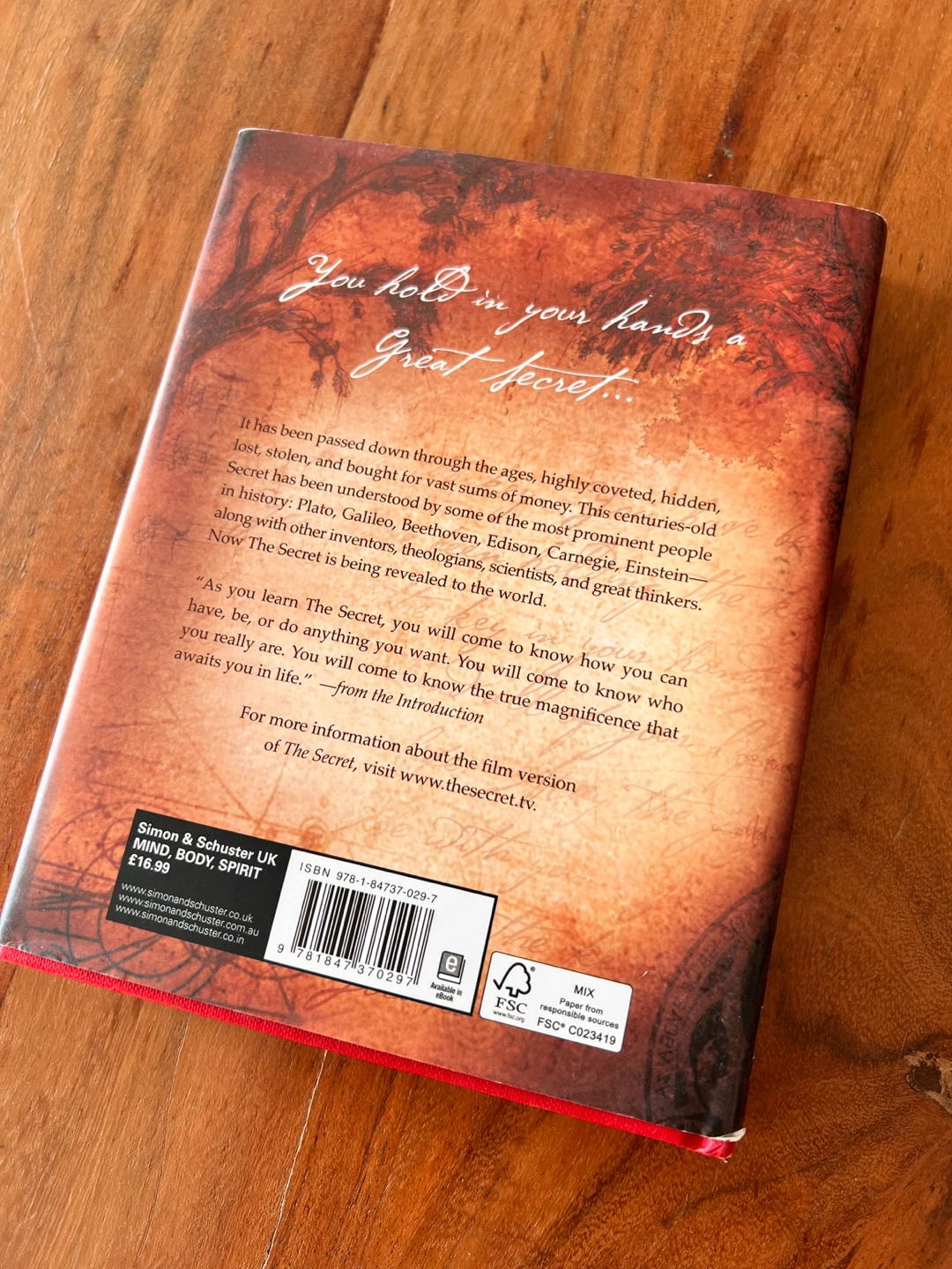 The Secret by Rhonda Byrne Book - photo 3