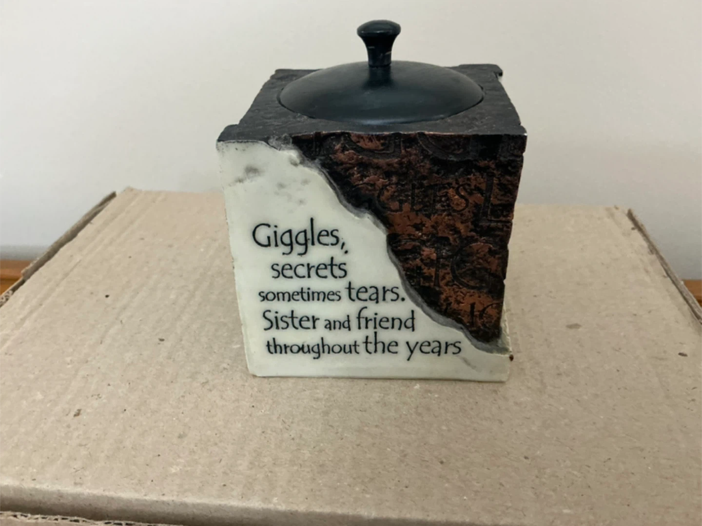 Candle Holder with Lid for Sister - photo 2