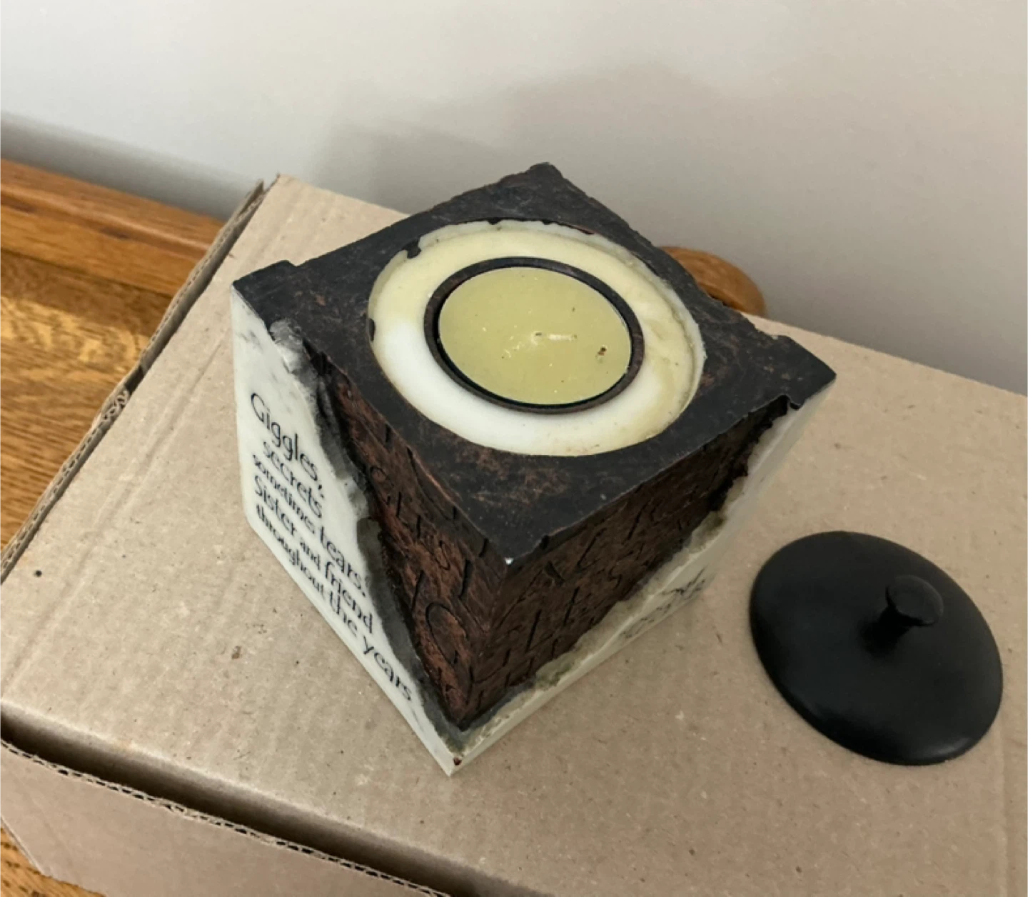 Candle Holder with Lid for Sister - photo 5