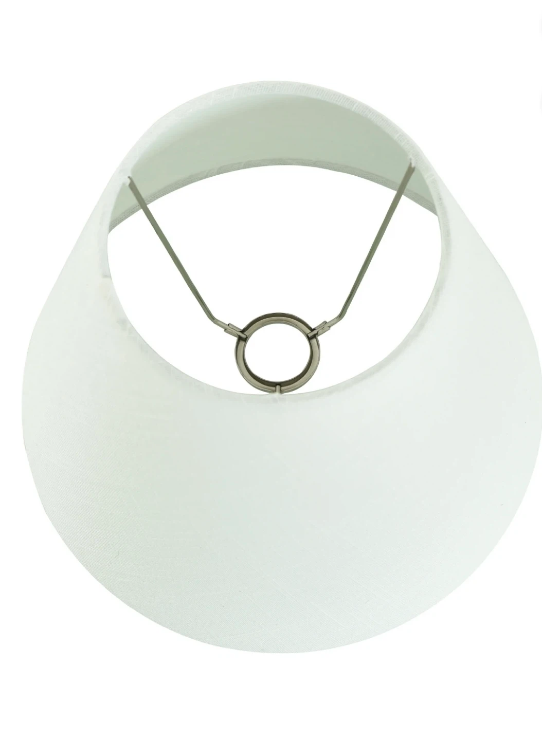 White Drum Lamp Shade 11" Bottom x 8.5" Height - photo 3