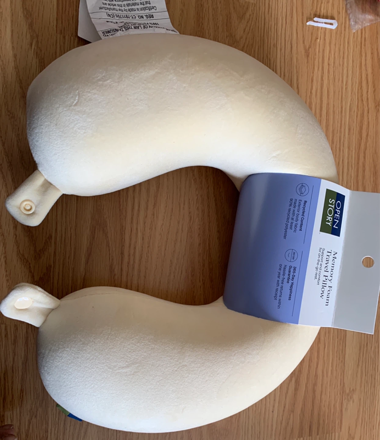 Open Story Memory Foam Travel Pillow - photo 2