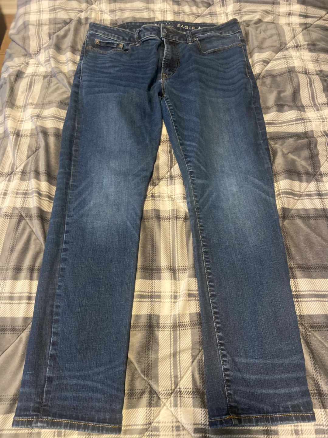 Mens American Eagle Slim Jeans Unslit Size 32x30