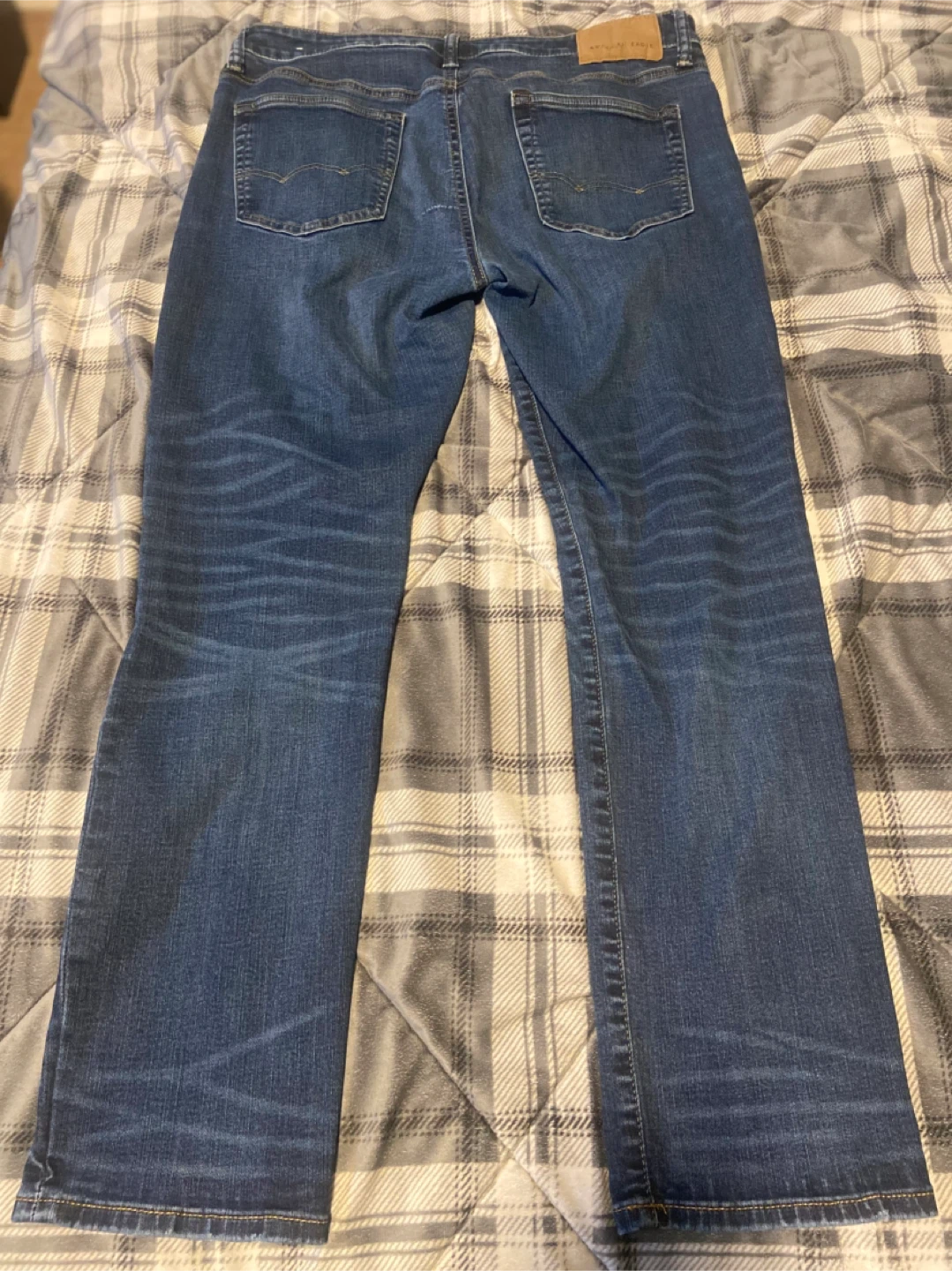 Mens American Eagle Slim Jeans Unslit Size 32x30 - photo 4