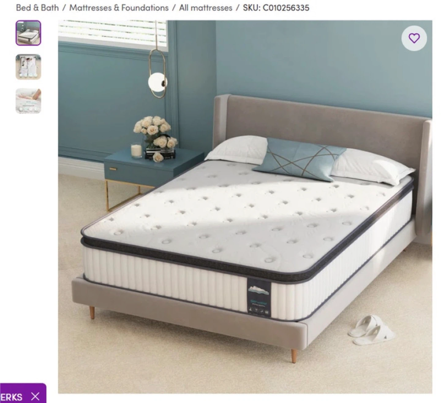 Serweet 10 Inch King Memory Foam Medium Firm Mattress - photo 2