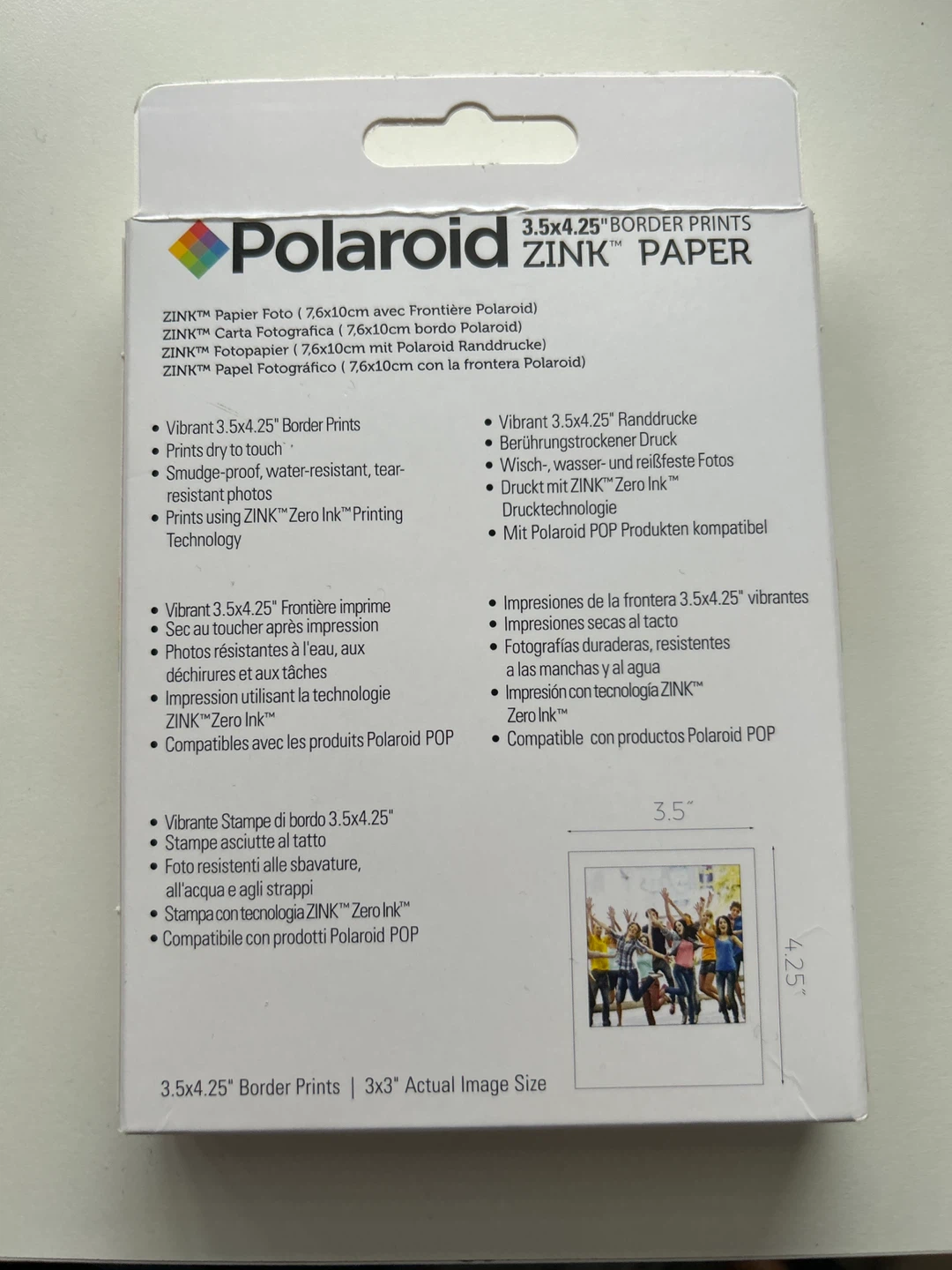Polaroid ZINK printer paper 3.5”x4.25” - photo 2