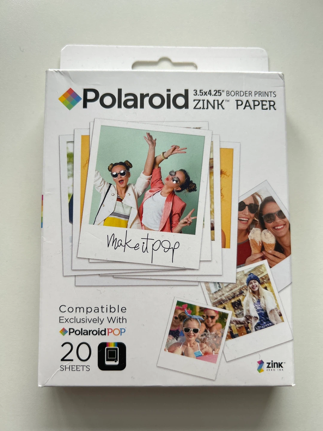 Polaroid ZINK printer paper 3.5”x4.25”