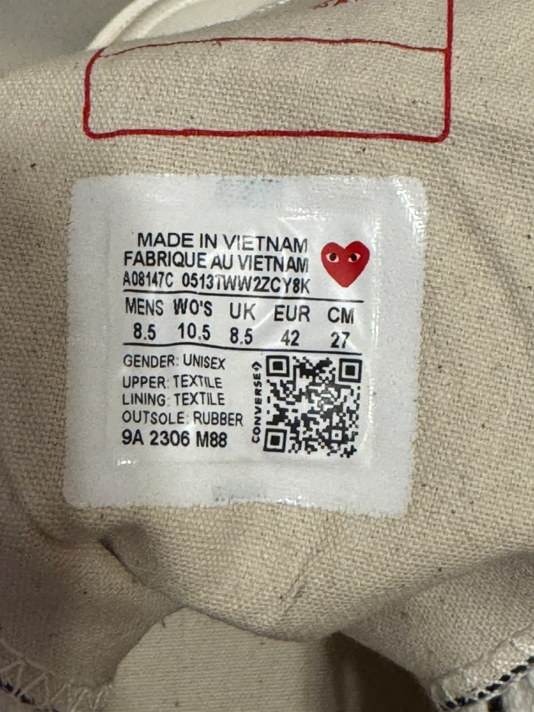 Comme des Garçons x Converse Chuck Taylor All Star Sneakers - photo 4