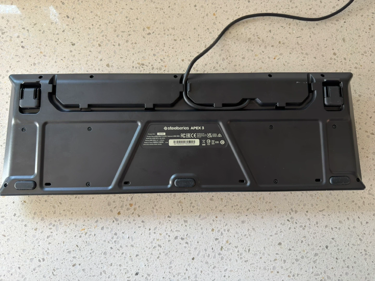 SteelSeries Apex 3 Gaming Keyboard with Wrist Rest - photo 3