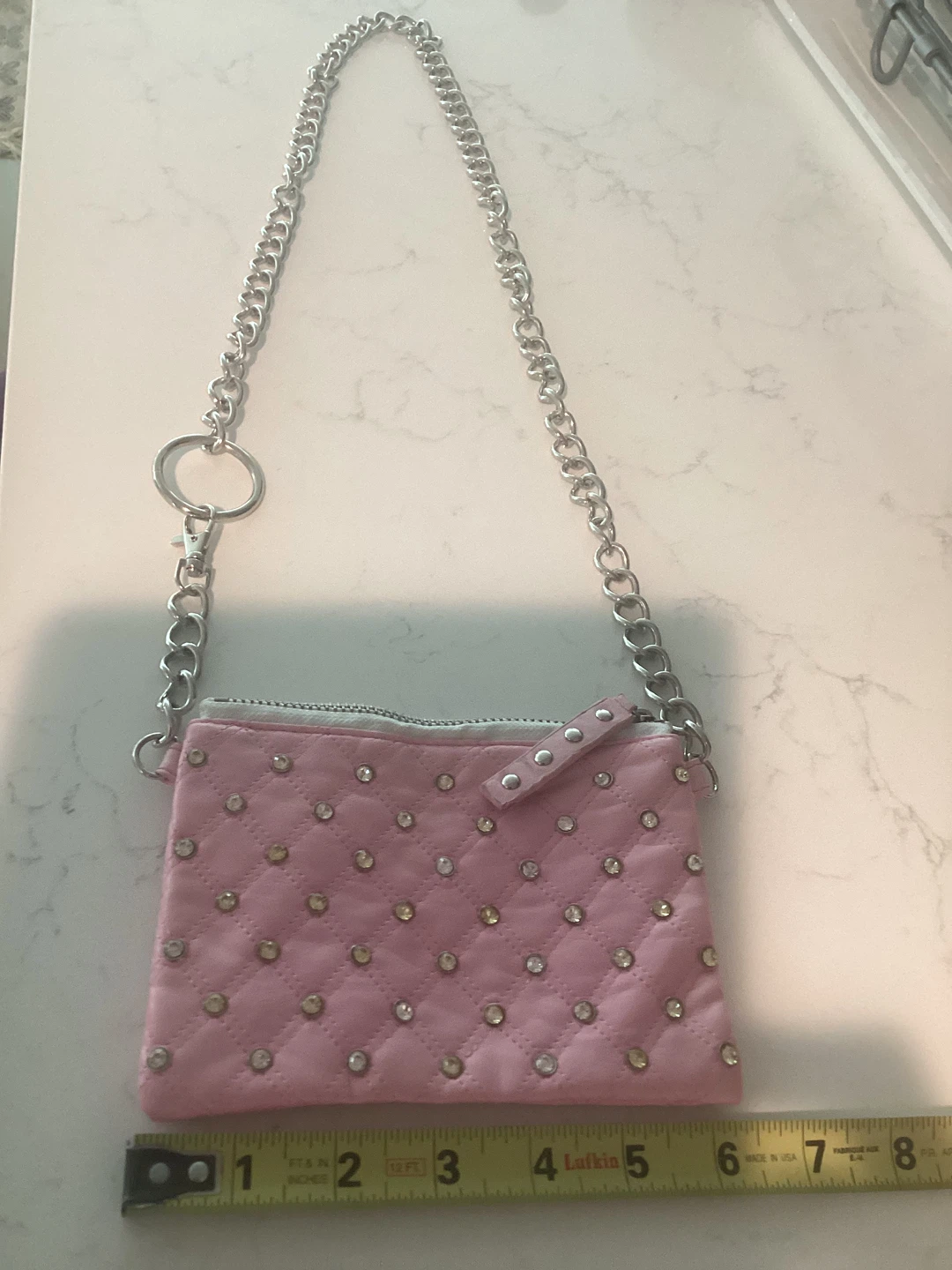 🏆 Pink Studded Purse
