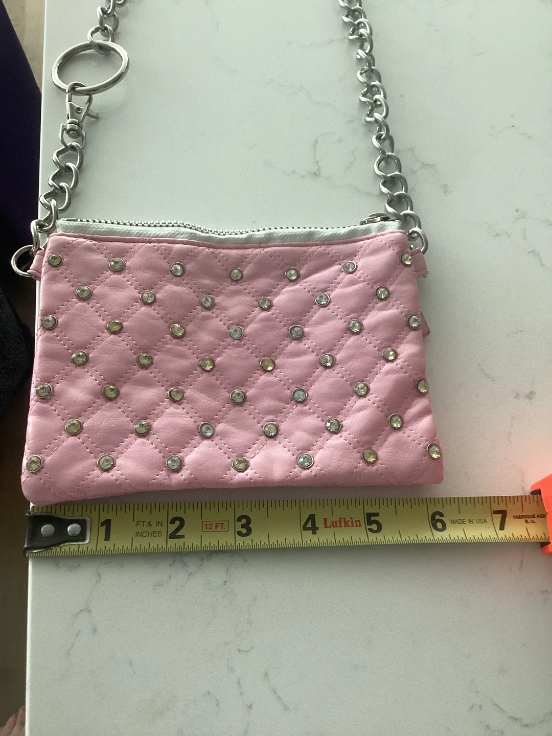 🏆 Pink Studded Purse - photo 4