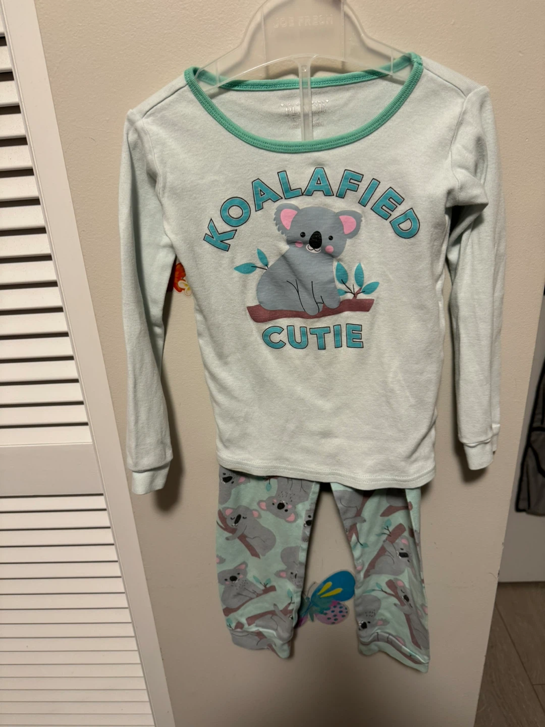 Kid's Koala "Koala-fied Cutie" Pajama Set