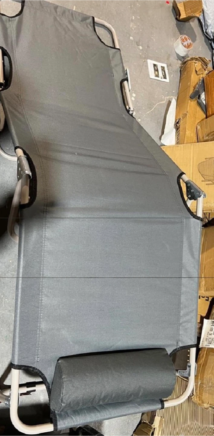 New in Box Portable Folding Bed, Grey - photo 5