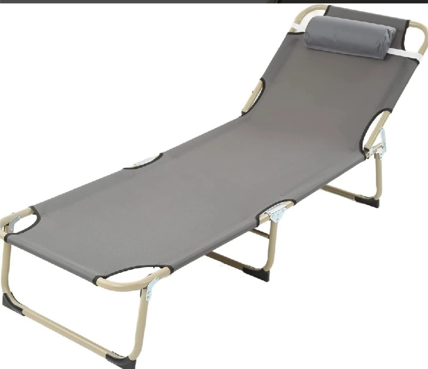 New in Box Portable Folding Bed, Grey