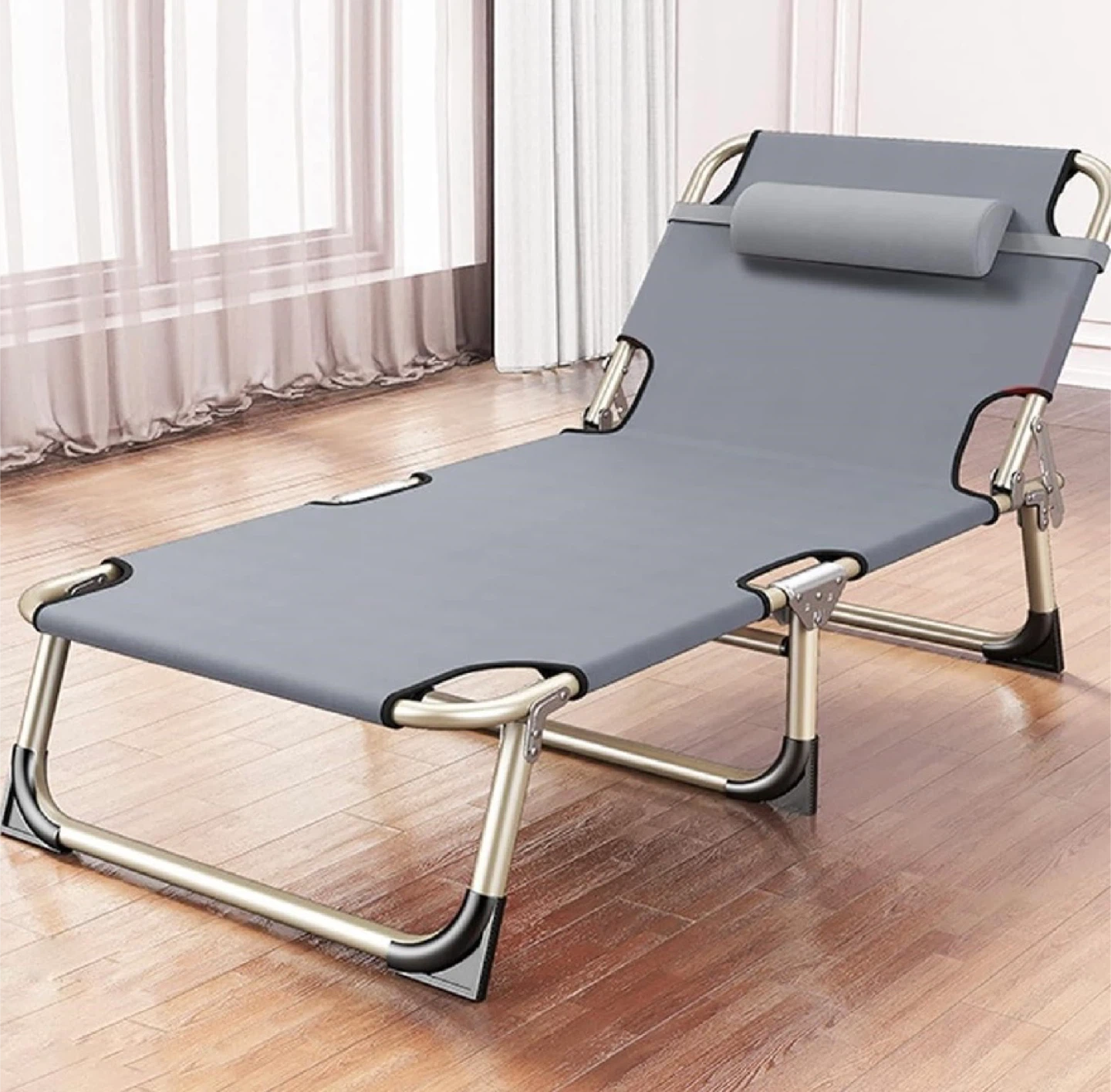 New in Box Portable Folding Bed, Grey - photo 3