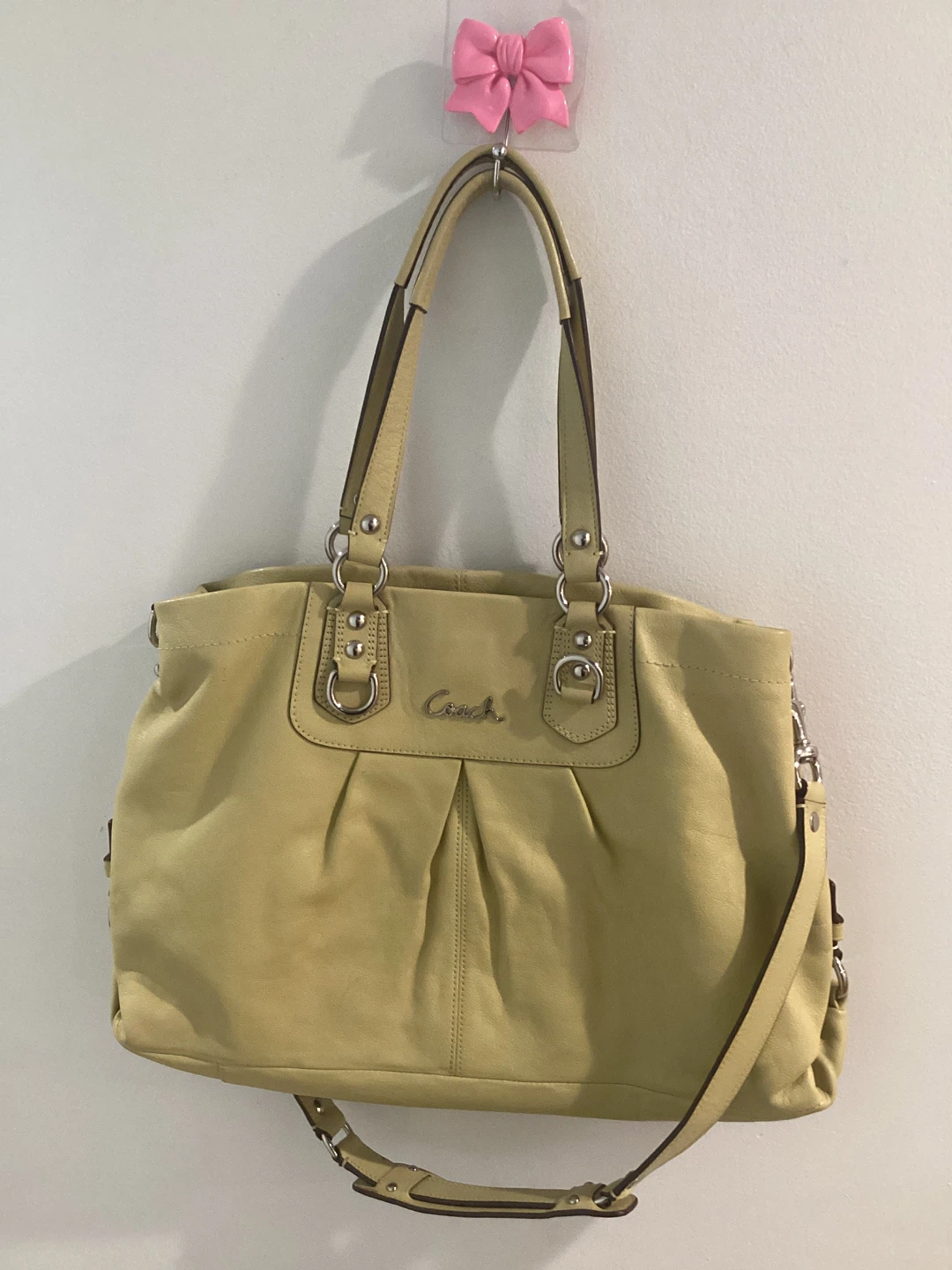 🏆 Coach Ashley Leather Bag